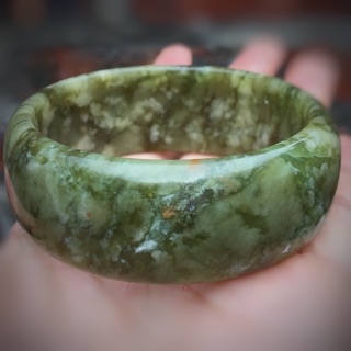 Vòng ngọc serpentine size 50