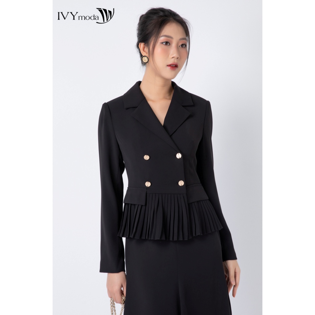 Áo vest nữ dáng peplum IVY moda MS 67M6904