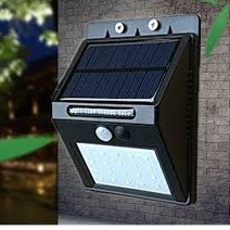 Đèn năng lượng mặt trời 30 LED siêu sáng, cảm biến chuyển động, #đèn tự động bật tắt khi trời tối, chống nước, gắn vách
