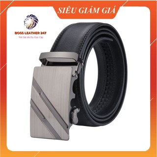 Thắt Lưng Nam 💖 FREESHIP 💖 Thắt lưng da nam. Kiểu đầu khoá kéo rút / Tự động khóa