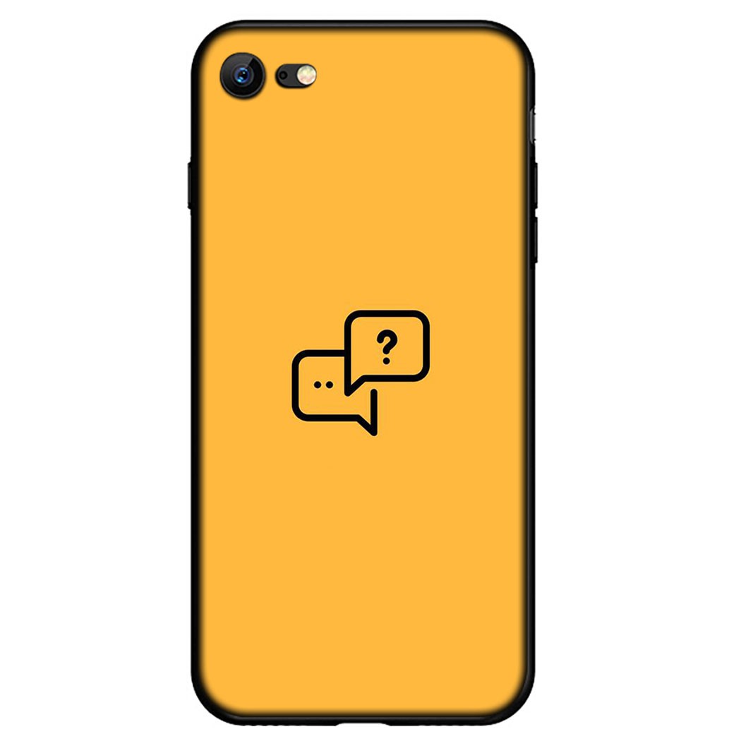 Ốp điện thoại silicon mềm họa tiết màu vàng IQI77 cho iPhone 11 Pro Max 12 mini 12 pro max