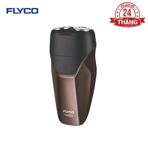 New 2021 Máy Cạo Râu Flyco 2 Lưỡi Kép Thân Máy Kháng Nước Sạc Nhanh 1 Giờ