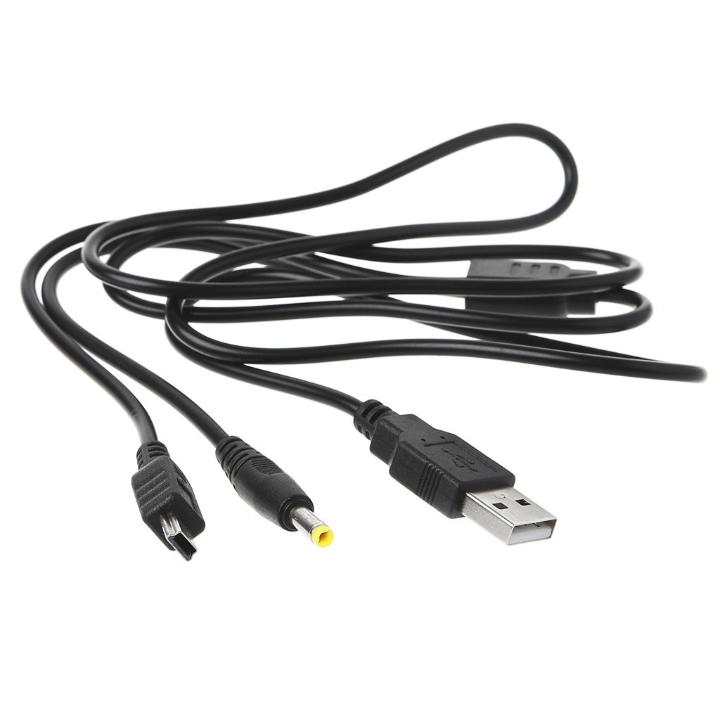 Cáp sạc truyền dữ liệu qua cổng USB 2 trong 1 cho PSP 2000 3000