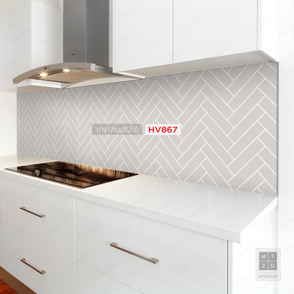 Decal dán bếp, dán tường không thấm nước mẫu XUONGCA