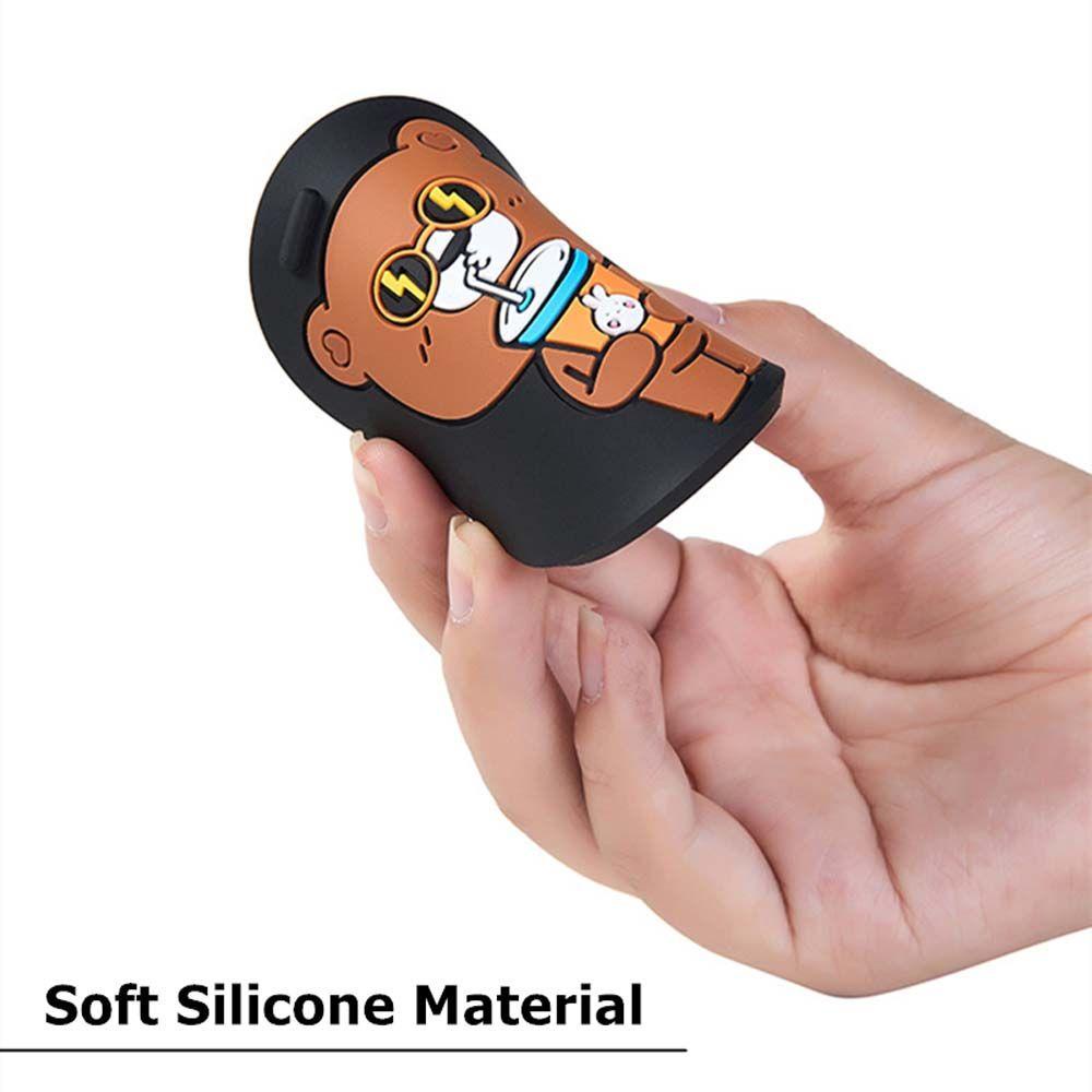 Đế Lót Ly Bằng Silicon Chống Trượt Họa Tiết Hoạt Hình Động Vật Dễ Thương