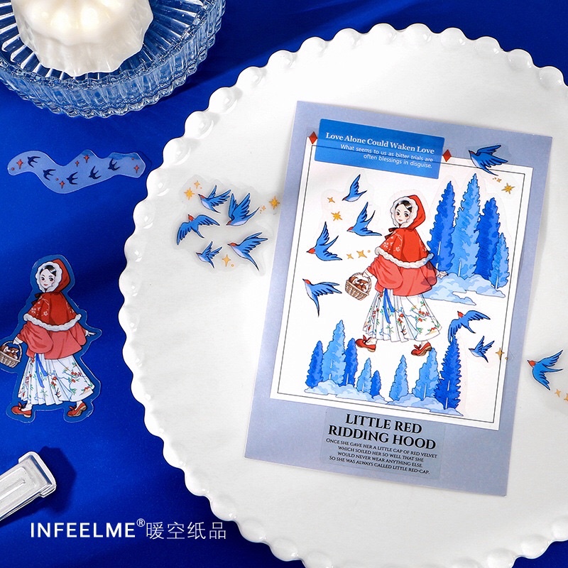 Túi 40 sticker hình dán chuyện cổ tích