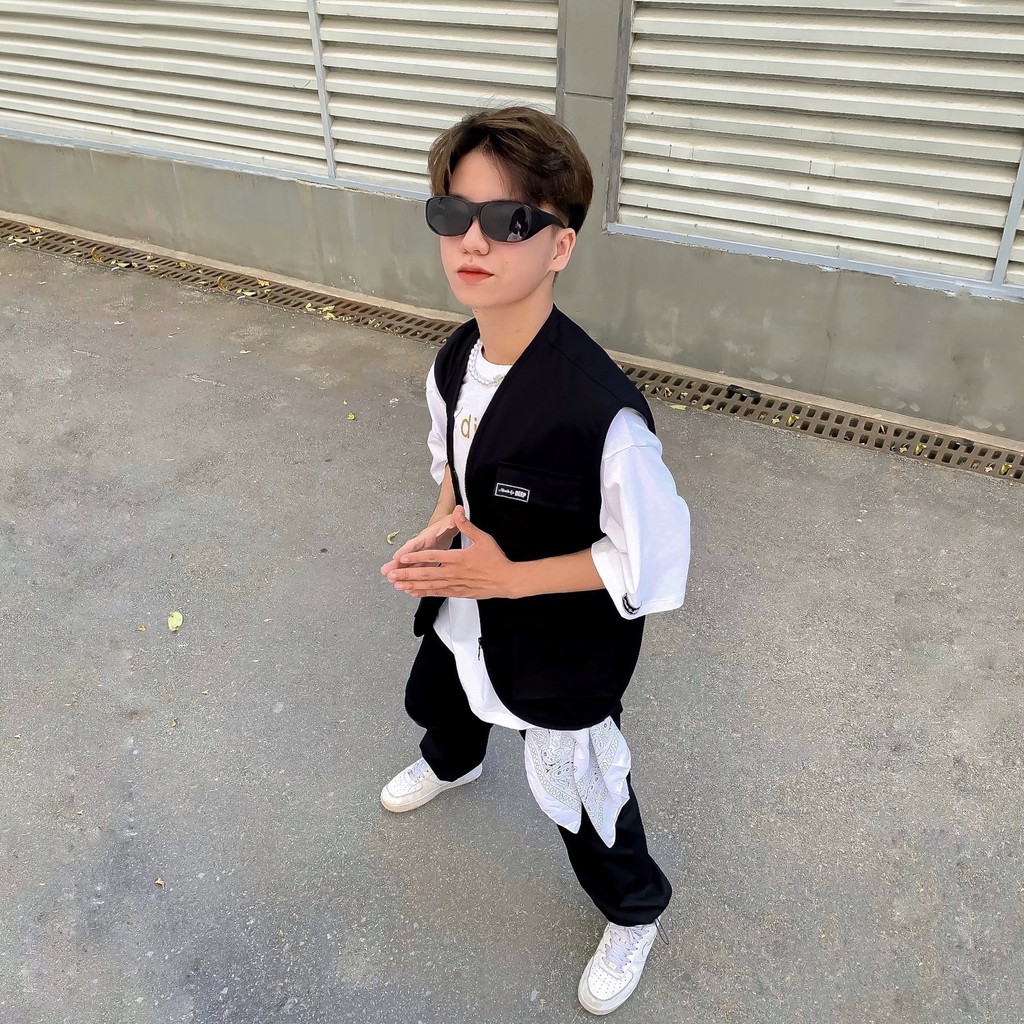 ÁO KHOÁC GHILE TÚI HỘP KAKI UNISEX- Pocket Jacket-