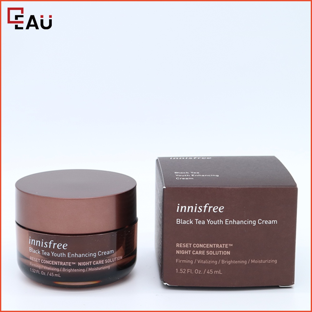 (Hàng Mới Về) Kem Dưỡng Da Chiết Xuất Trà Xanh Đen Innisfree 45ml