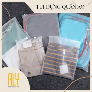 500 túi đựng quần áo shop có khóa zip kích thước 25x35