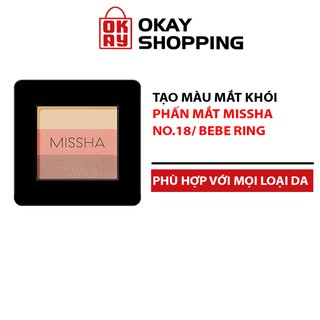 Phấn Mắt 3 màu Missha Triple Shadow No.18 Bebe Ring 1.5g
