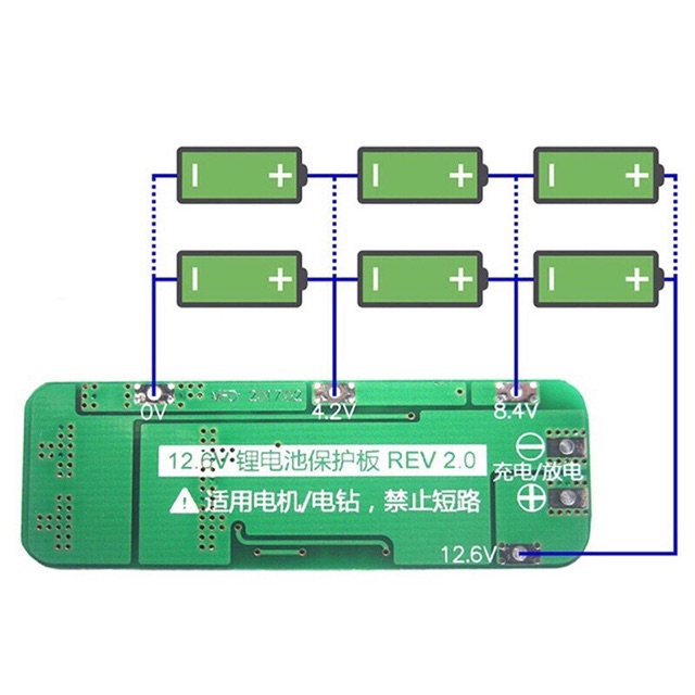 Mạch sạc cân bằng pin li-ion 12v 20A