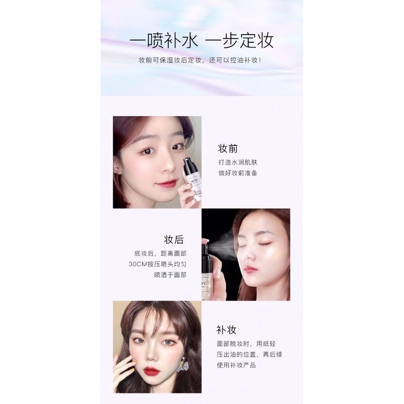Xịt khoáng kim tuyến giữ lớp Makeup, cấp ẩm cho da ICVC - hàng nội địa Trung mới 2021 | BigBuy360 - bigbuy360.vn