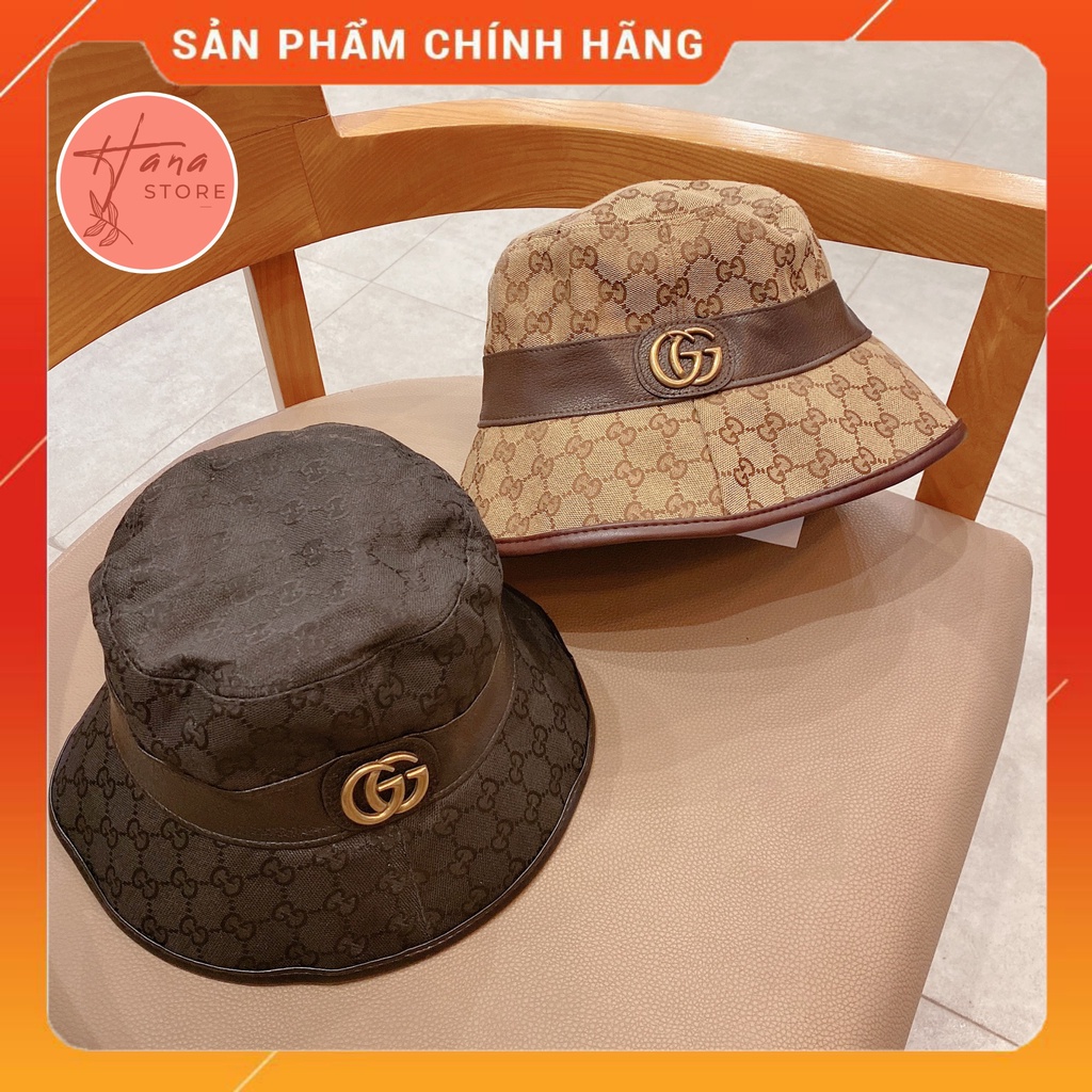 MŨ BUCKET GUCCI RETRO, HÀNG QUẢNG CHÂU 2 LỚP, MŨ DÀY ĐẸP, FULL TAG, LOGO ĐỒNG THỜI TRANG, MŨ PHÙ HỢP CẢ NAM VÀ NỮ