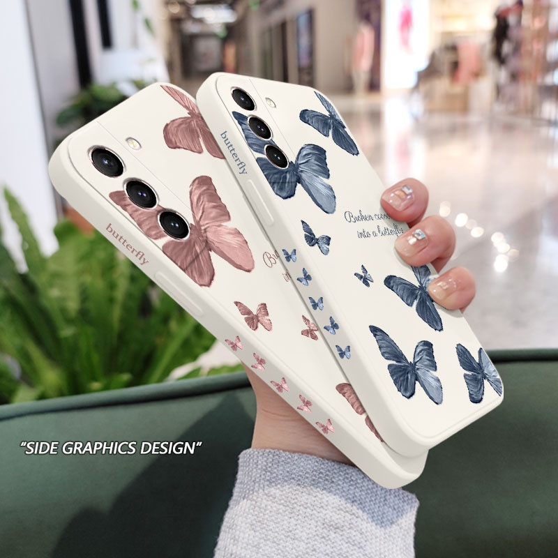 Ốp Điện Thoại Cảm Giác Chạm Thoải Mái Cho Samsung Galaxy S21 S20 FE Ultra Plus