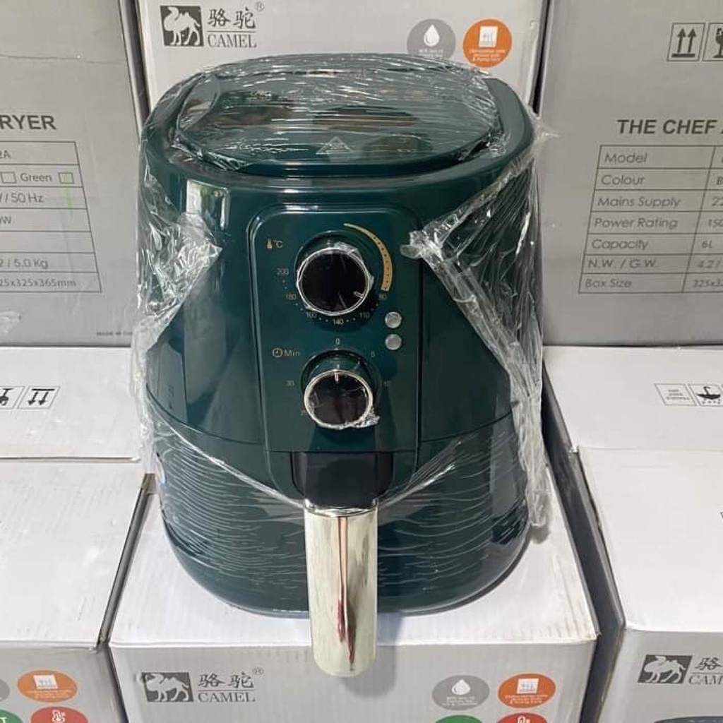 [VÔ ĐỊCH VỀ GIÁ] NỒI CHIÊN KHÔNG DẦU CAMEL 5L / 6L / 7L / 8L CÔNG NGHỆ RABID