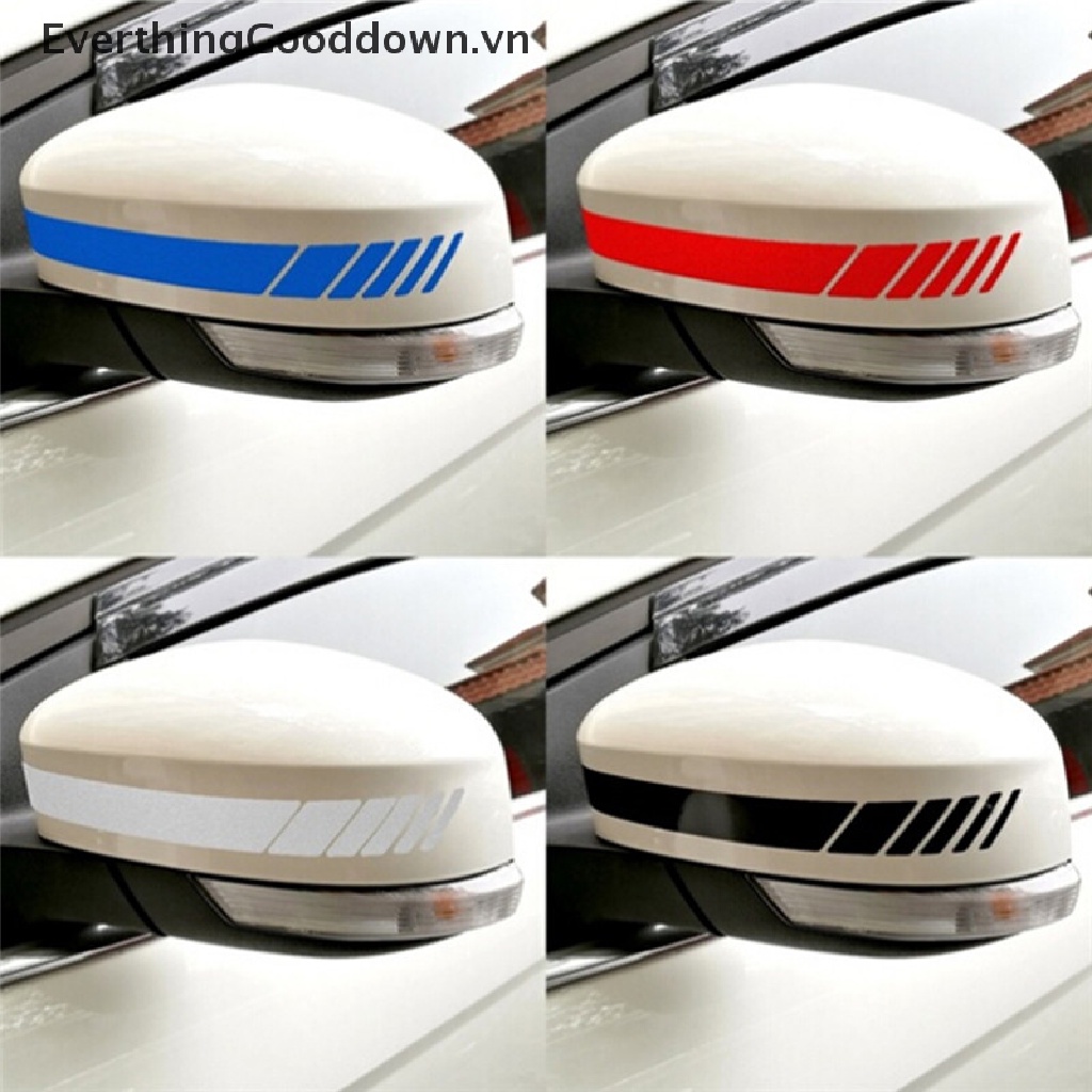 Đề Can Vinyl Phản Quang Dán Trang Trí Gương Chiếu Hậu Xe Hơi DIY