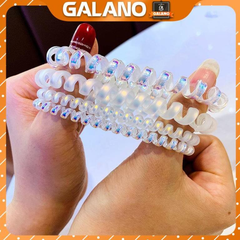 Dây buộc tóc GALANO cột tóc co giãn Hàn Quốc phong cách lò xo đơn giản dễ thương FAH-001333