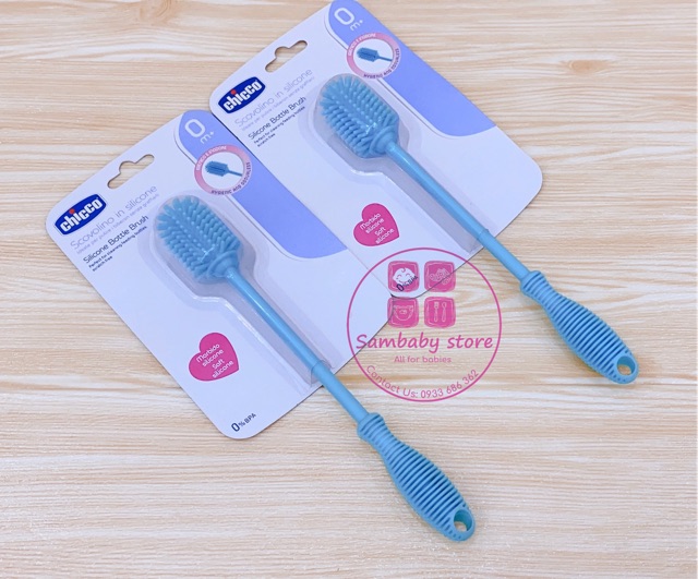 Cọ bình Silicone bảo vệ bình Chicco chính hãng