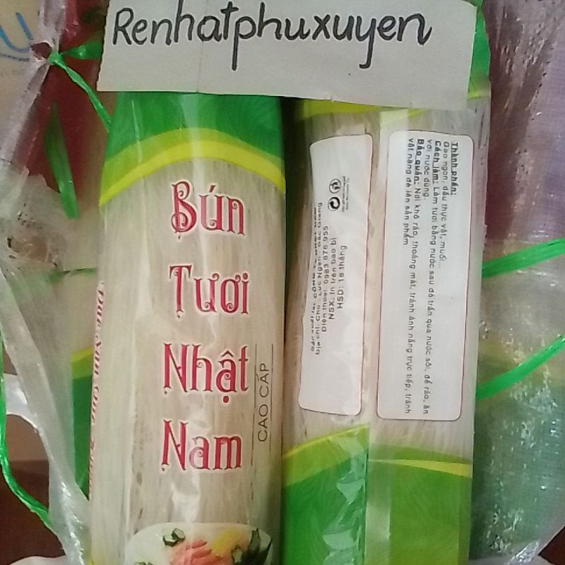 mỳ gạo 250g bún khô hsd: 18 tháng kể từ ngày sản xuất