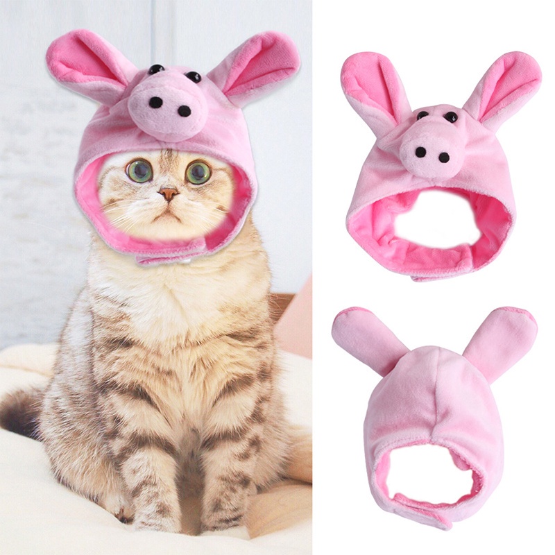 Mũ Hình Heo Hồng Dễ Thương