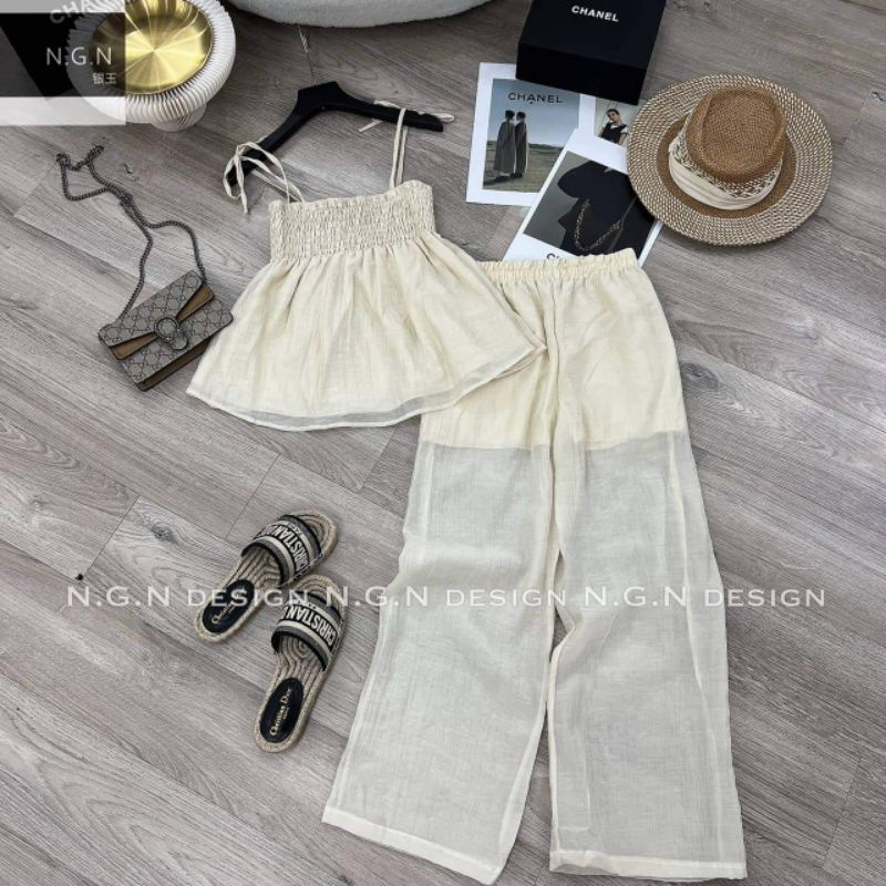 Sét 2 dây chun ngực +quần suông