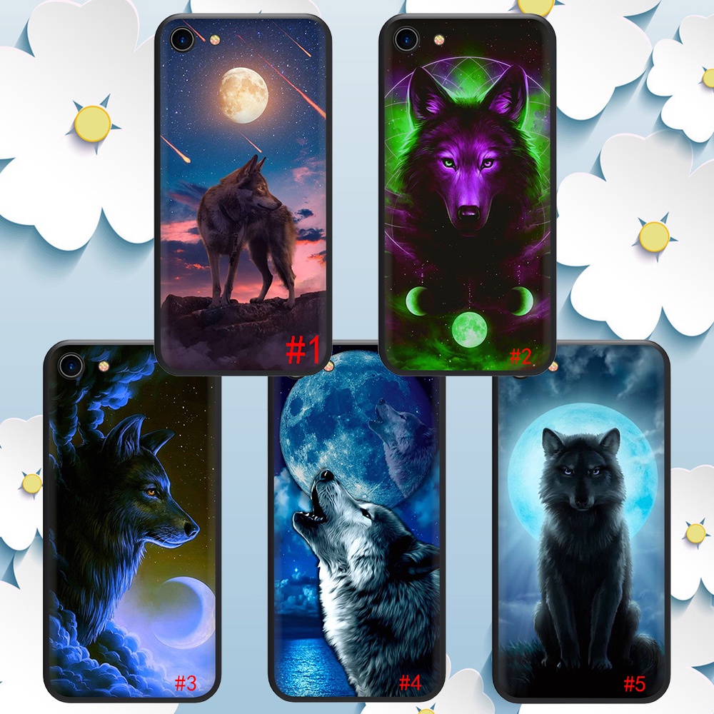 Ốp Điện Thoại Silicon Mềm Hình Sói Lu4 Cho Oppo A5S A3S A5 A7 2018 A37 A39 A57 A59 F1S A77 F3 A83 A1 F5 F7 F9 Pro Neo 9 A7X A73 2017