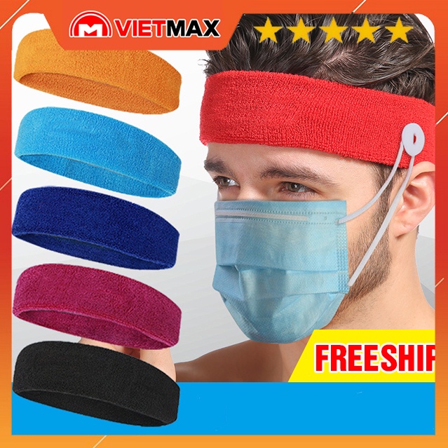 Băng Đô Mềm Mịn Co Giãn Headband Thể Thao Phong Cách Hàn Quốc Mang Đến Sự Cá Tính, Năng Động, Trẻ Trung Cho Giới Trẻ