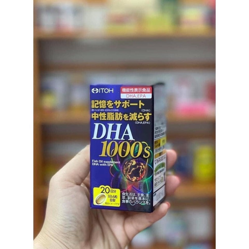 Viên Uống Bổ Não DHA 1000s nhật bản