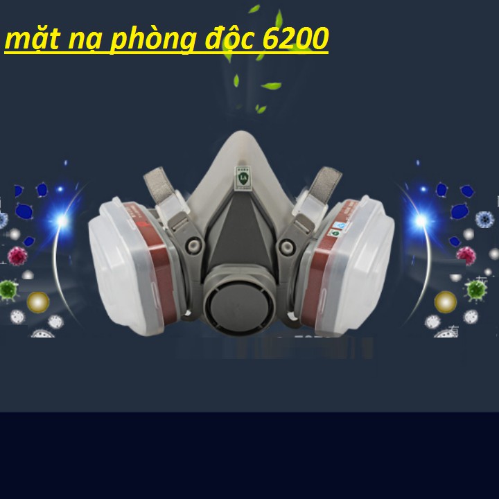 Mặt nạ phòng độc mặt nạ chống độc 6200 mặt nạ lao động 6200