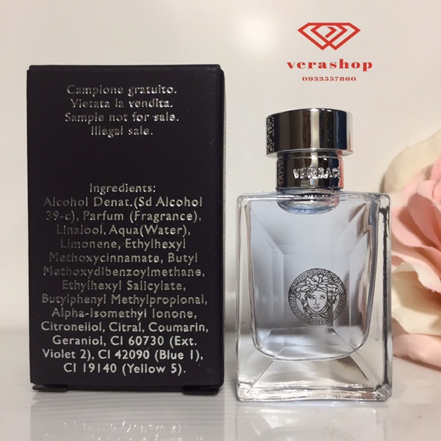  Nước hoa nam Versace Pour Homme 5ml chính hãng tươi mát nam tính lịch lãm | BigBuy360 - bigbuy360.vn