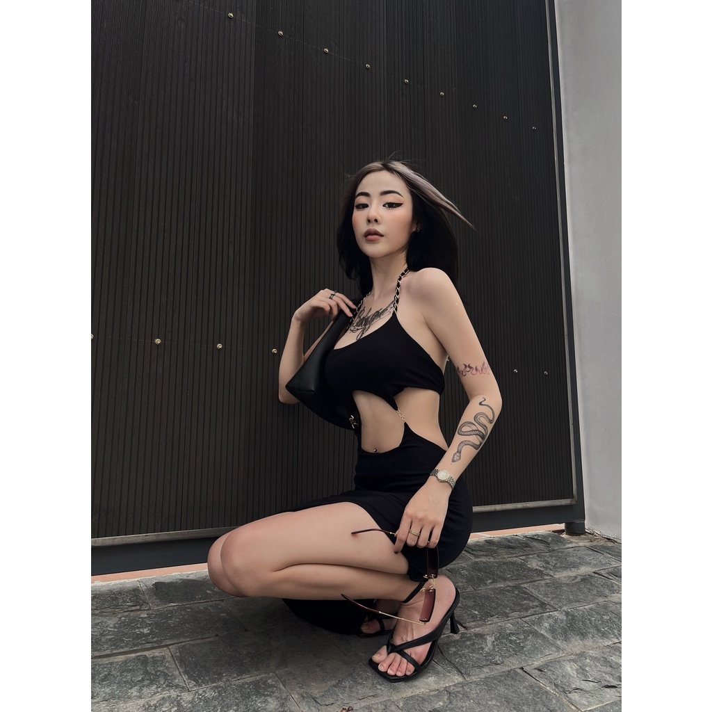 Đầm cut out phối xích Fancy Night Dress - Tipblu | BigBuy360 - bigbuy360.vn