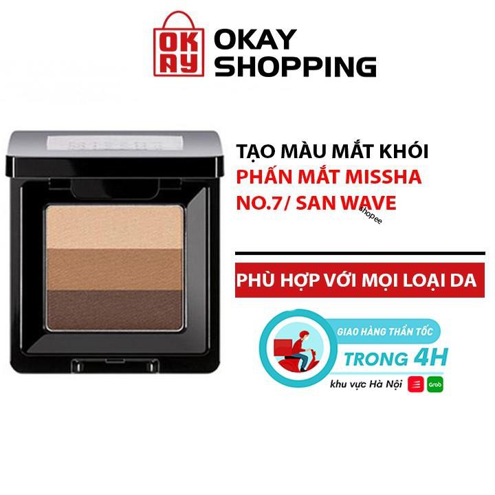 Phấn Mắt 3 màu  Missha Triple Shadow No.7 Sand Wave