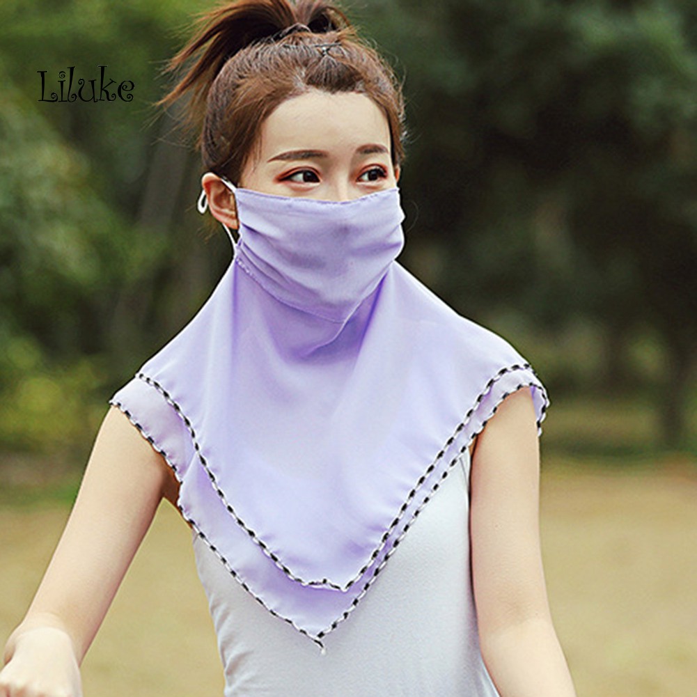 Khẩu Trang Chống Nắng Chống Bụi Thoáng Khí Dành Cho Nữ