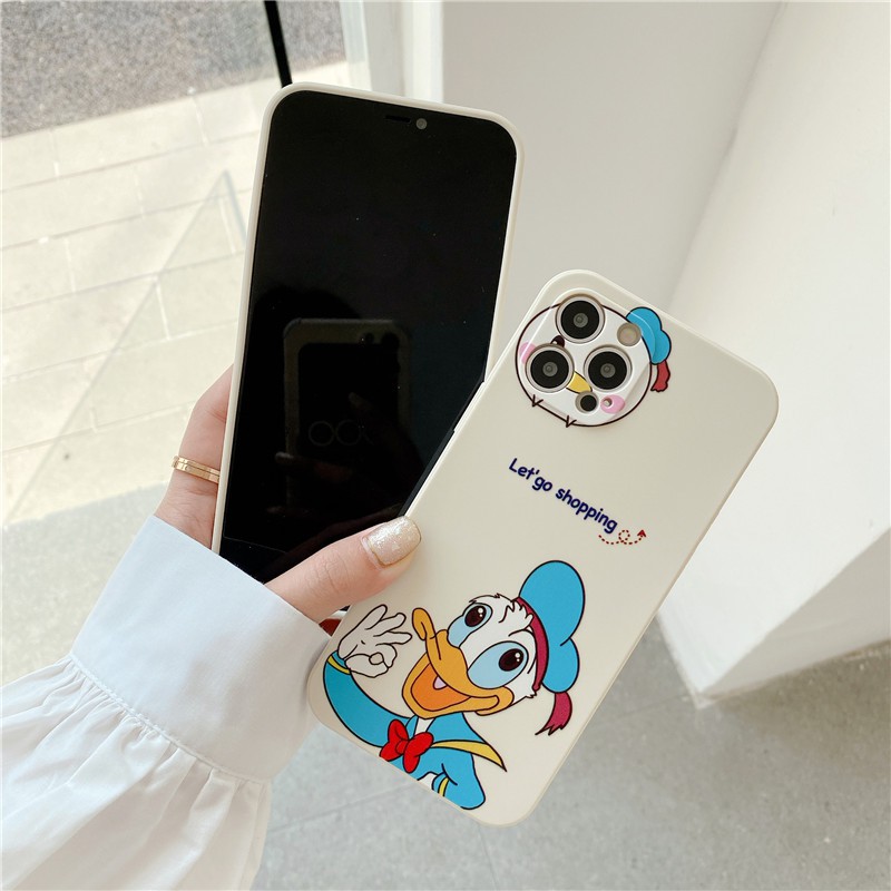 IPhone 11 Pro Max / iPhone12 / iPhone X / iPhone 7 Plus Mobile Phone Case / iPhone 8 / iPhone 6 / iPhone 11 Rubik's Cube Donald Duck Lens Shatter Resistant TPU Soft Case