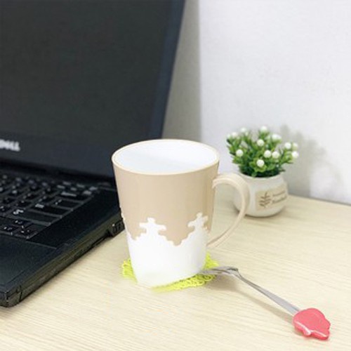 Cốc nhựa uống nước, đánh răng 2 màu Việt Nhật 6266 có quai cầm tiện lợi