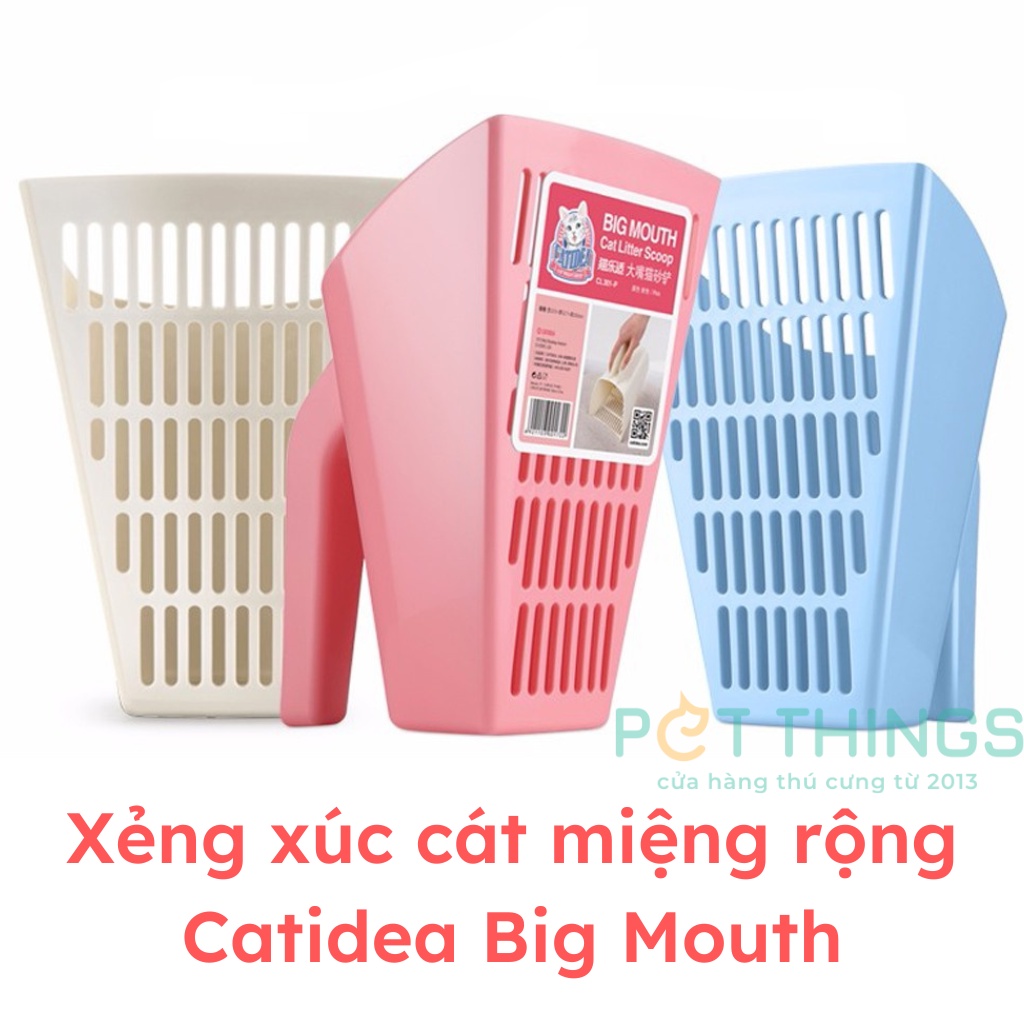 Xẻng hốt miệng rộng Catidea Big mouth Scoop