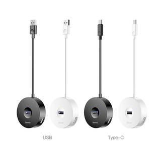 Original Baseus USB HUB USB 3.0 USB C HUB for MacBook Pro Surface USB Type C Adapter USB 2.0 with Micro USB