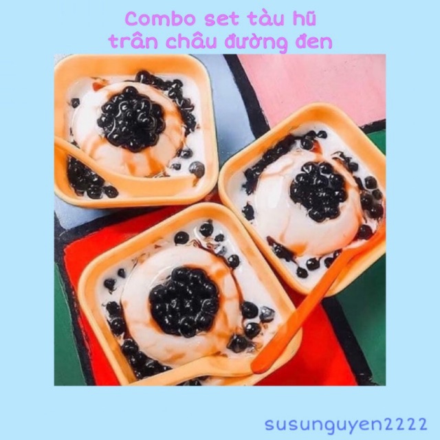 COMBO Set làm tàu hũ trân châu đường đen [ FREESHIP ĐƠN 50K J&T ]
