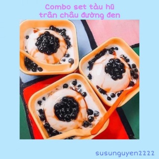 COMBO Set làm tàu hũ trân châu đường đen [ FREESHIP ĐƠN 50K J&T ]