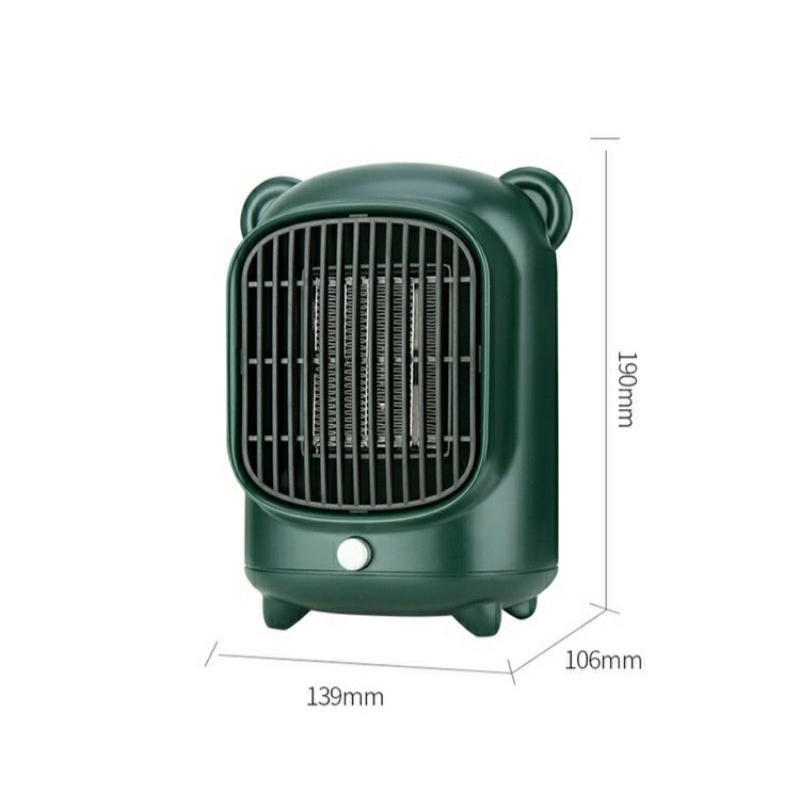 Quạt Sưởi Gốm Mini Công Nghệ Ceramic-Công Suất 500W