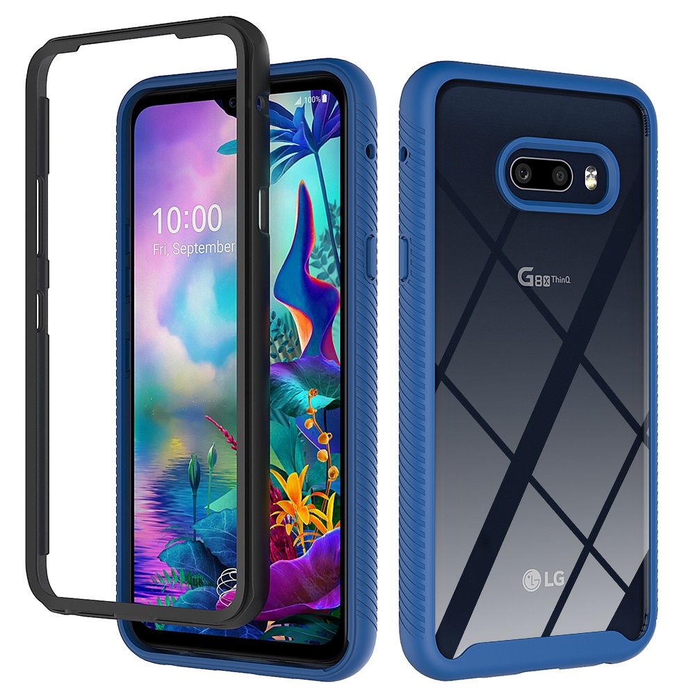 2 in 1 Luxury Hybrid Shockproof Armor Case For LG Velvet  5G K52 K51S K51 Q51 K61 K41S K22 K92 K40S K40 Q70 Front Back Double Protection Casing for LG V60 V50s G8X G8 ThinQ Stylo 5 Hard Soft silicone Phone bumper Back Cover