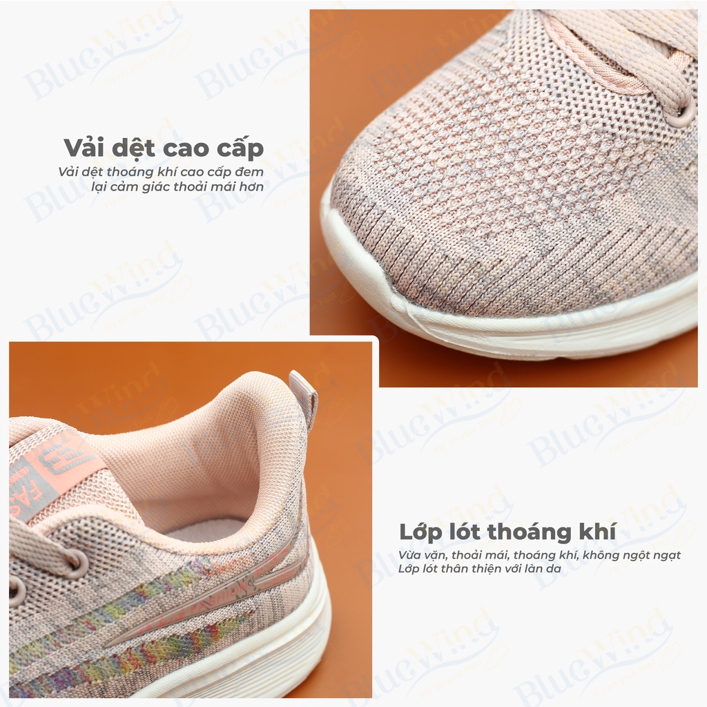 Giày Thể Thao Chất Liệu Vải Dệt Cao Cấp, Siêu Nhẹ BLUEWIND 68827