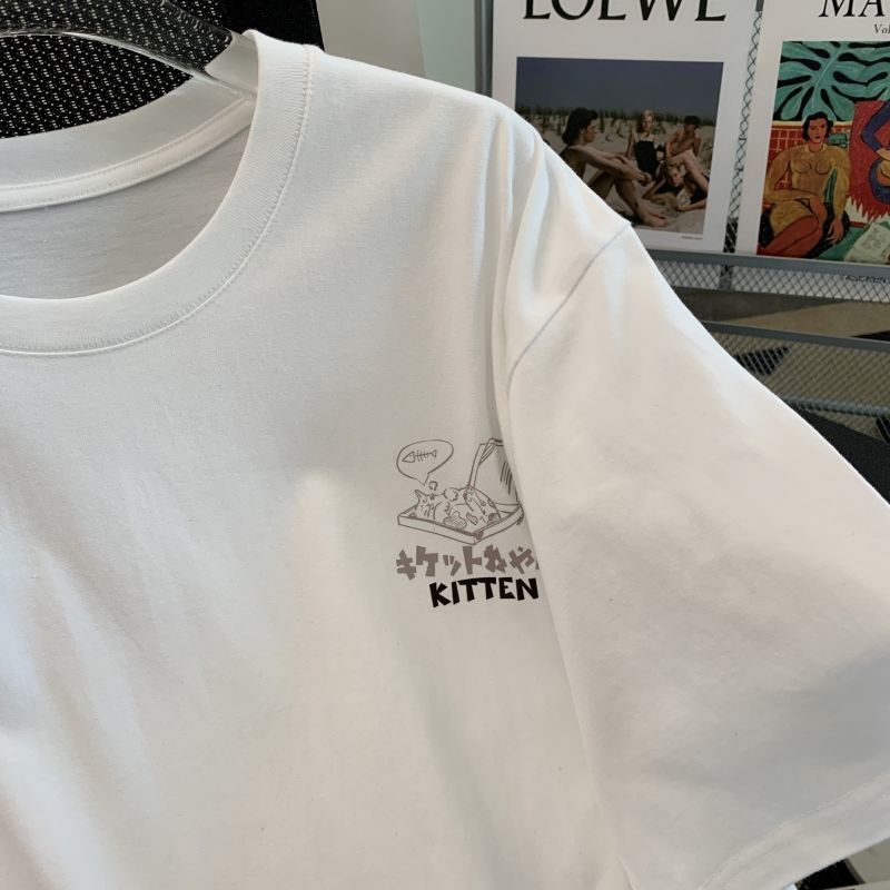 Đầm Thun Ngắn Tay Dáng Rộng Dễ Thương Thời Trang Mùa Hè Cho Nữ