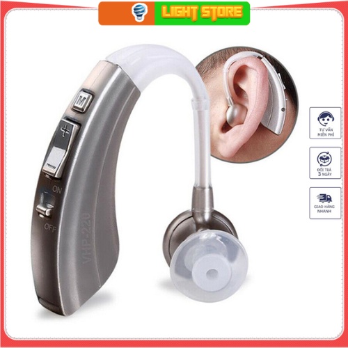Tai Nghe Trợ Thính - Máy Trợ Thính VHP220, Công Nghệ Lọc Tạp Âm, Tiếng Ồn, Khuếch Đại Âm Thanh, Phù Hợp Mọi Lứa Tuổi