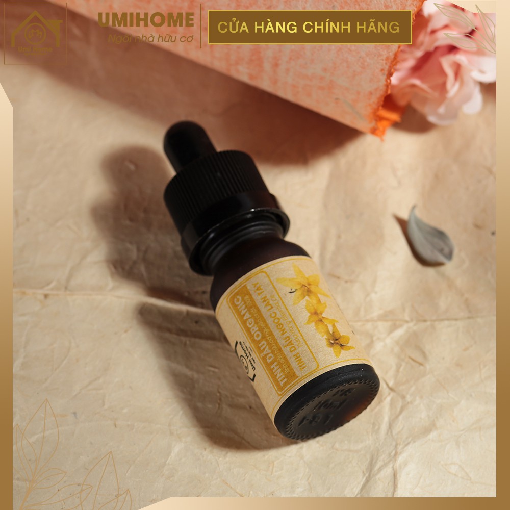 Tinh dầu Ngọc Lan Tây thơm phòng hữu cơ UMIHOME nguyên chất 10ml - Giảm căng thẳng, tạo hứng khởi, tạo năng lượng