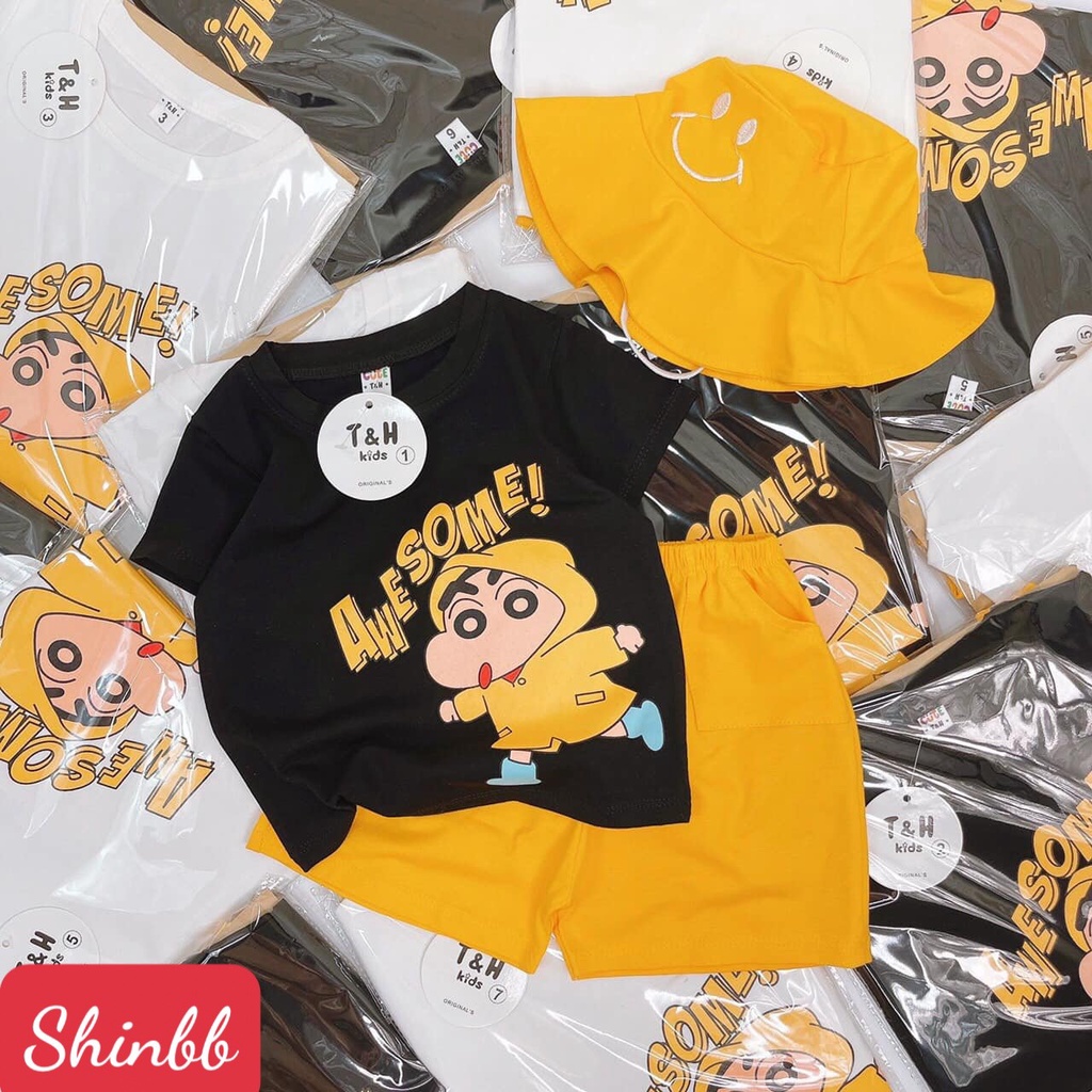 BỘ TRAI IN SHIN BÚT CHÌ ĐEN CHO BÉ TRAI