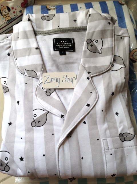 [BTS] ẢNH THẬT + VIDEO BỘ NGỦ PIJAMA BTS BT21 | BigBuy360 - bigbuy360.vn