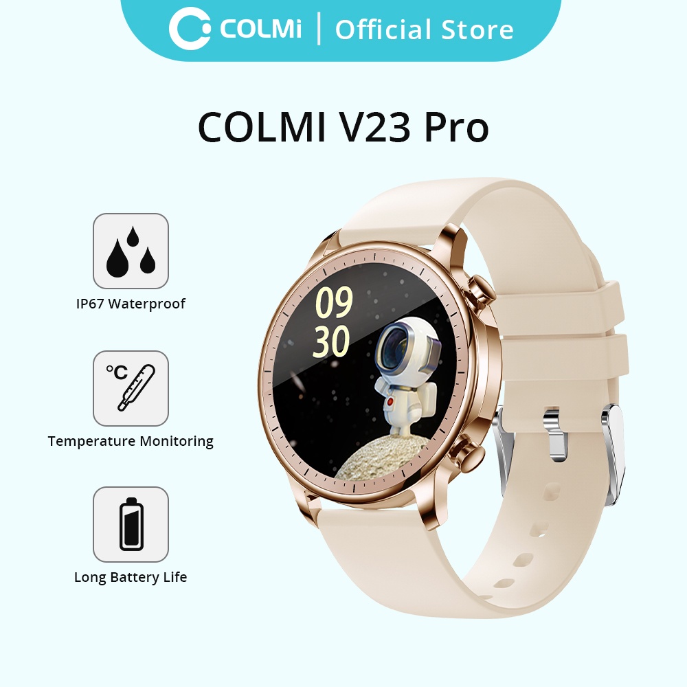 COLMI V23 Pro Đồng hồ thông minh 2021 theo dõi nhịp tim kết nối Bluetooth chống nước IP67