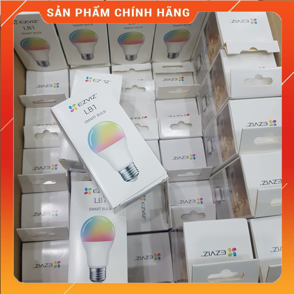 Đèn LED thông minh EZVIZ CS-HAL-LB1-LCAW  bật tắt từ xa qua app điện thoại - Hàng chính hãng