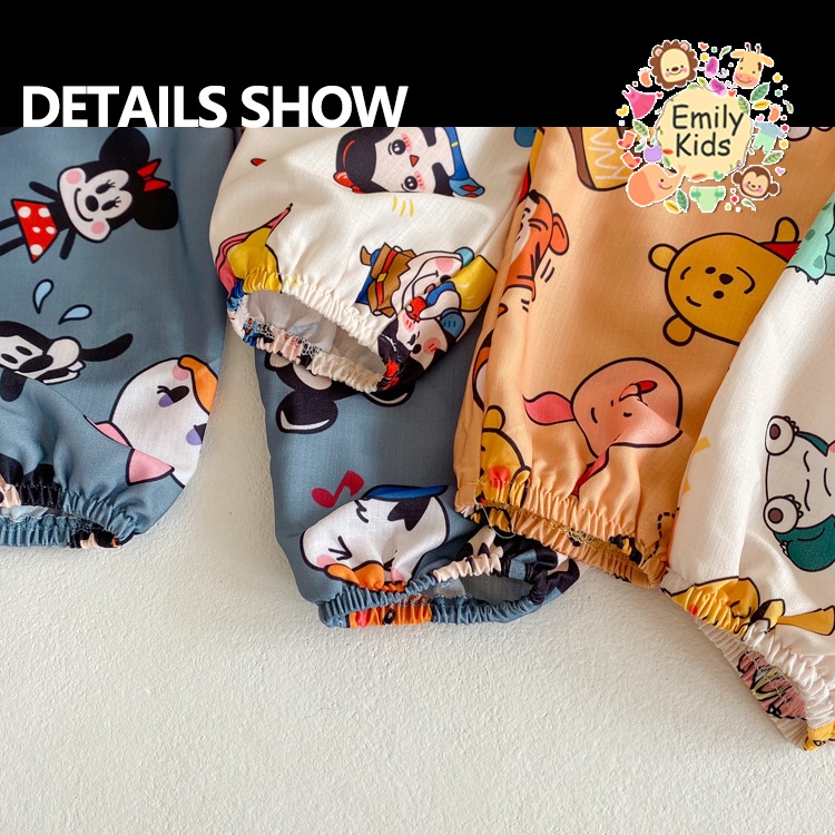 Quần Dài Dáng Rộng In Hình Anpanman Hoạt Hình Dễ Thương Cho Bé Trai / Gái 2-8 Tuổi